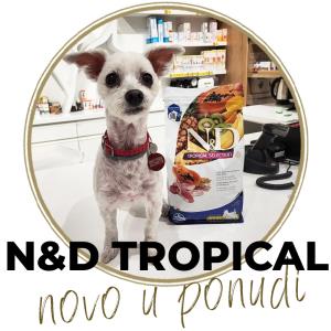 N&D TROPICAL , DRAGOCENOSTI IZ TROPSKOG VOĆA ZA DOBROBIT VAŠEG LJUBIMCA